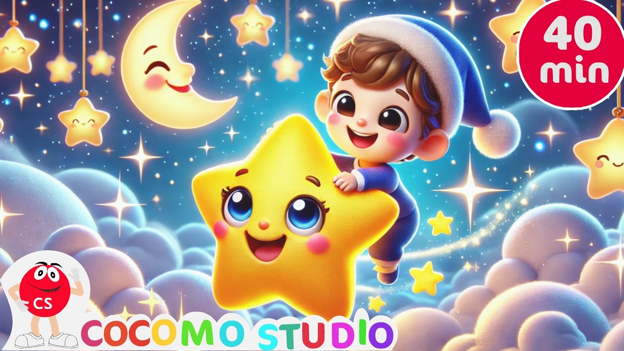 Twinkle Twinkle Little Star Cloud Kingdom Adventure for Preschool Kids ⭐ | 40 Min Educational Videos