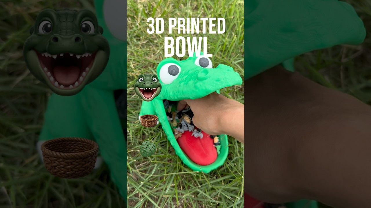 3 Best 3D Printed Bowls 🐊