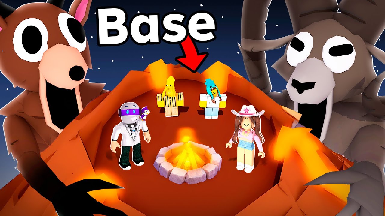 Construí una BASE SEGURA en el VOLCAN en 99 Noches en el Bosque!