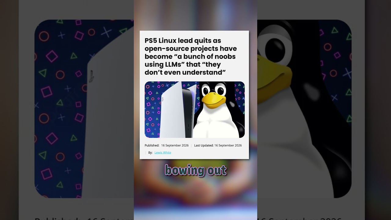 PS5 Linux Slop Kiddies
