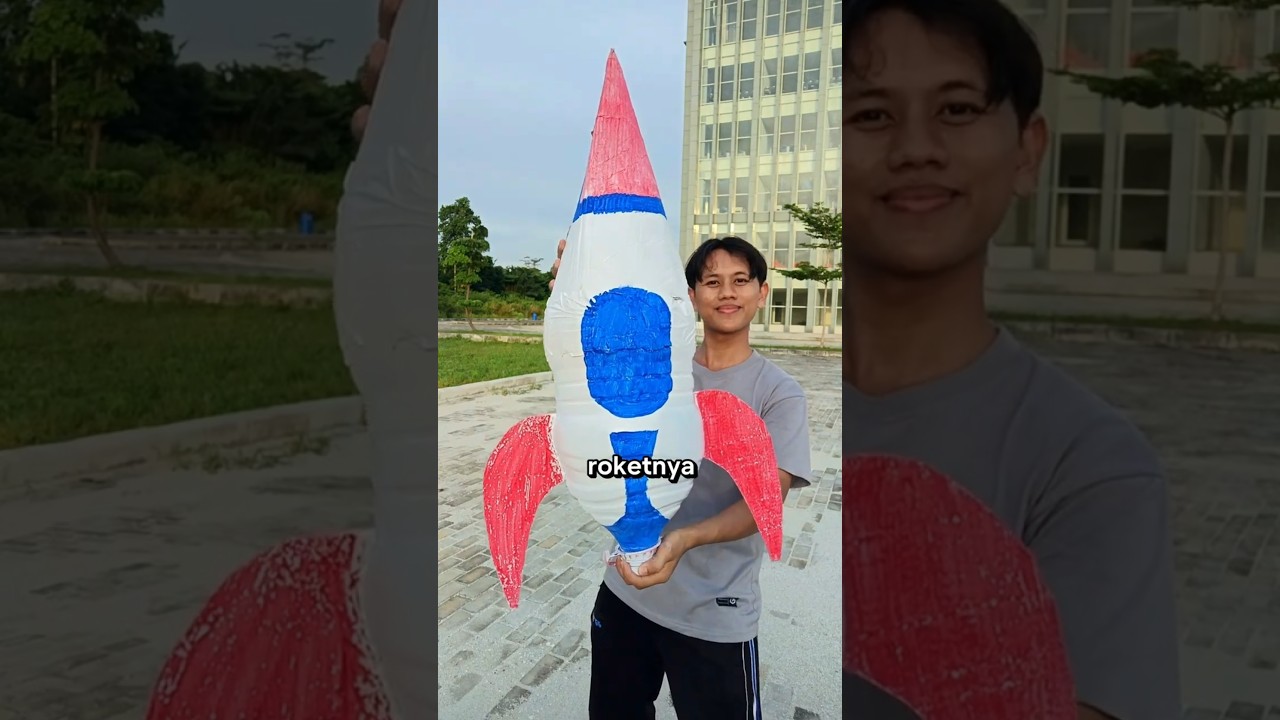 Bikin Roket Dari Galon Bekas #shorts #lucu #vlog