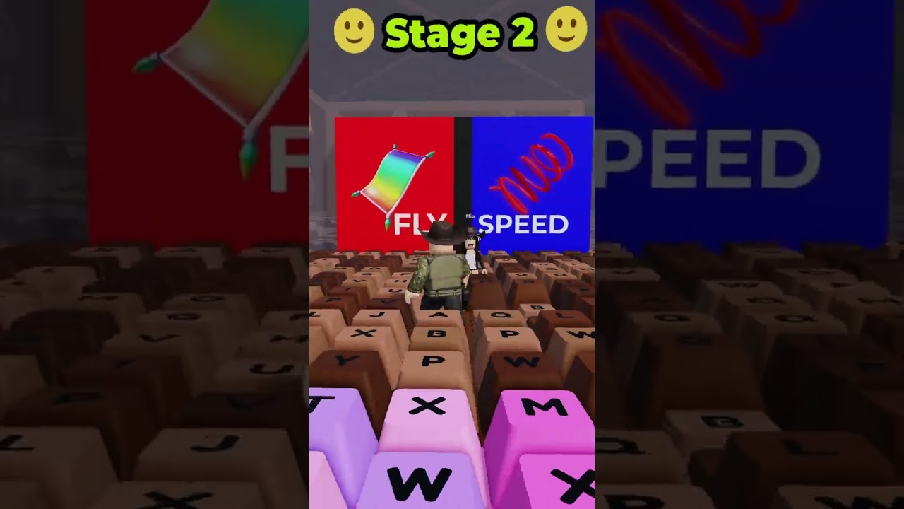 Challenge in Roblox Keyboard Escape #roblox #keyboardescape