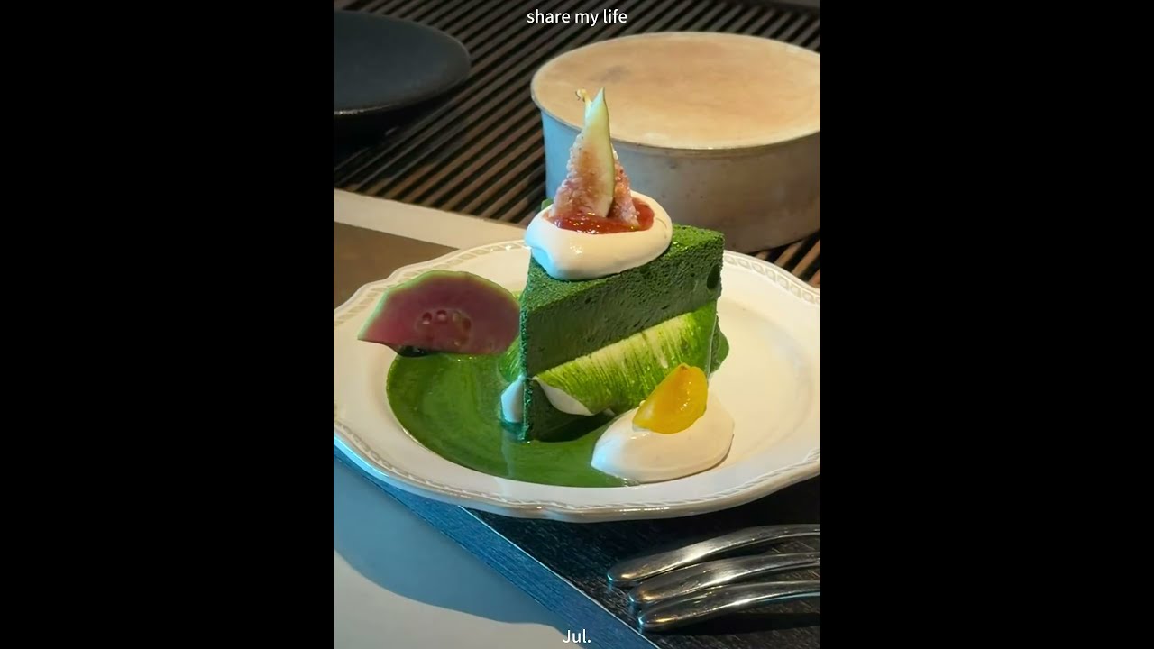 Matcha Dessert 😍😍🍵🍵 #dessert #baking #cake