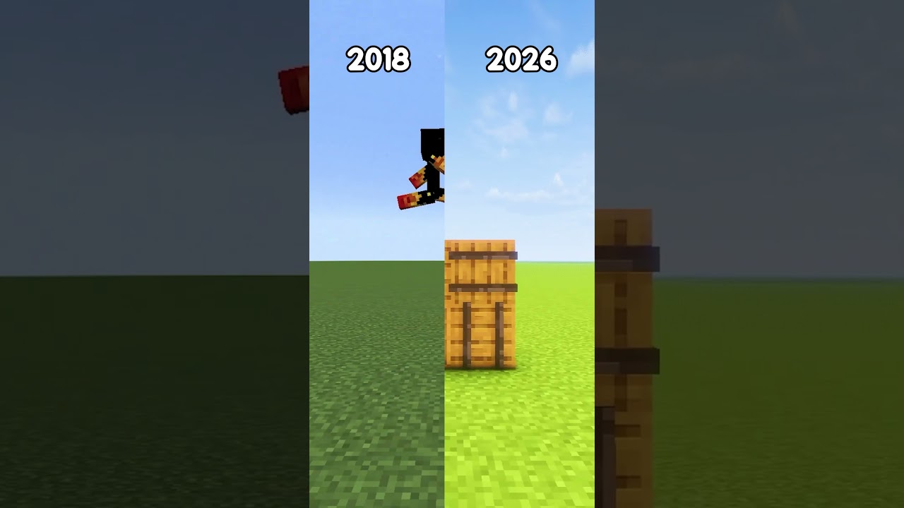 Blocos Antigos VS Novos....😭 (Minecraft)