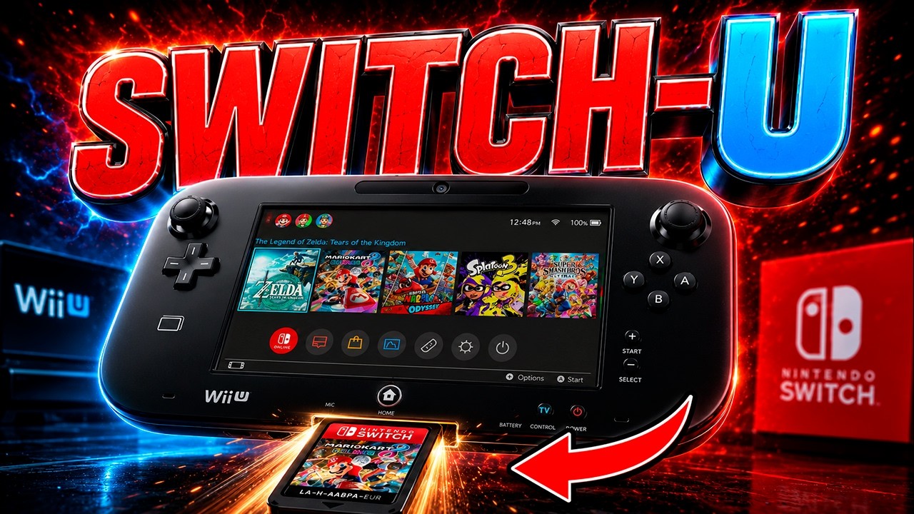 ¡Esta Wii U lee cartuchos de Switch!