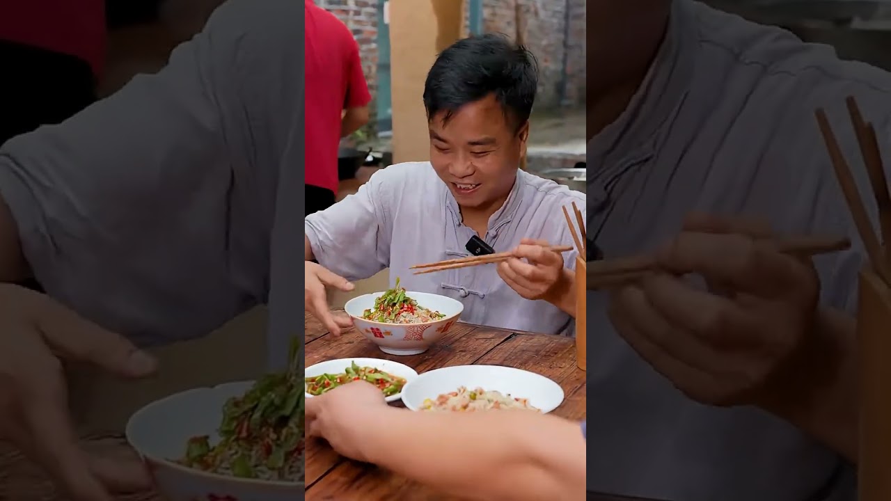 大壮:只要能让我吃饱,洗碗都没在怕的#mukbang #food #cooking