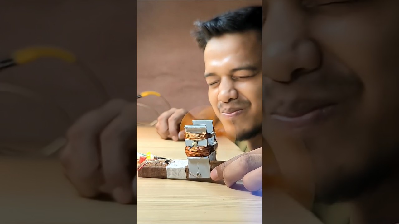 Diy BLDC Motor.                                                             #electronic #motor #diy