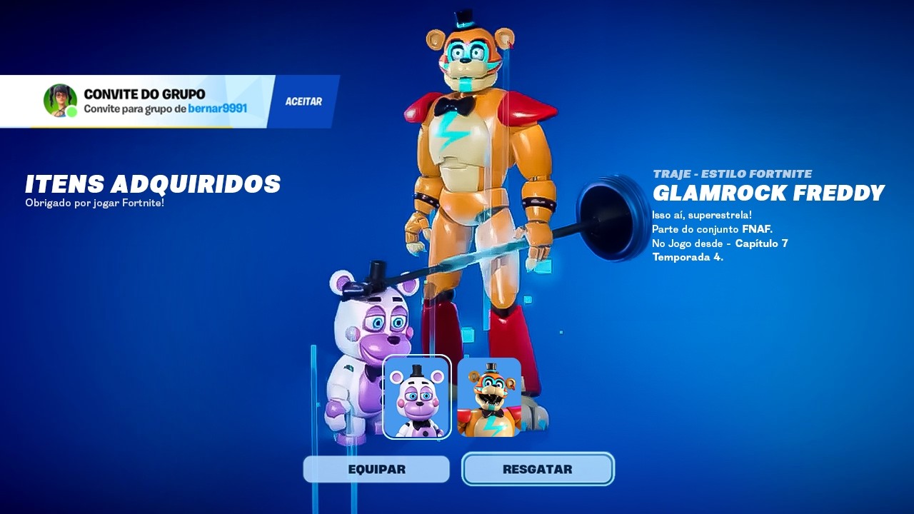 CORRE! SKIN e ITENS GRÁTIS da ATUALIZAÇÃO no FORTNITE!