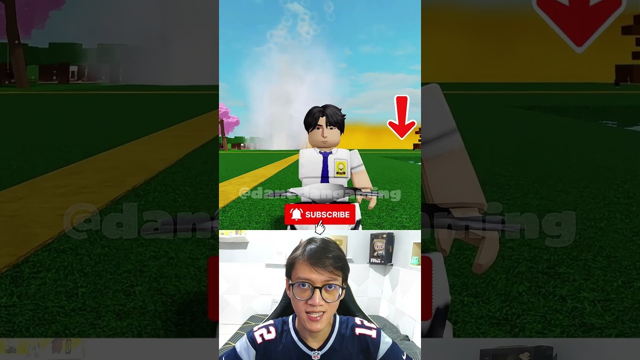 Jinu mau berangkat sekolah motornya dicegat cewek blonde!! #roblox