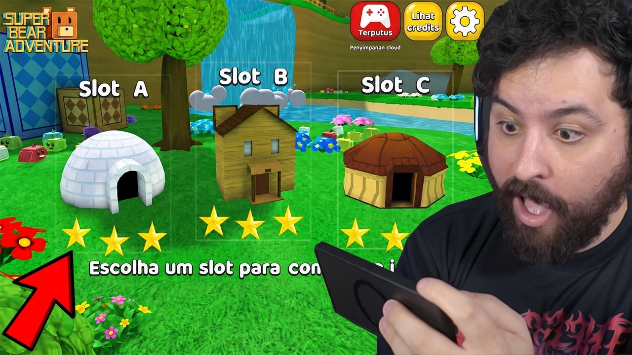 Encontrei 3 CASAS SECRETAS em SUPER BEAR ADVENTURE !! *a ULTIMA É IMPOSSÍVEL*