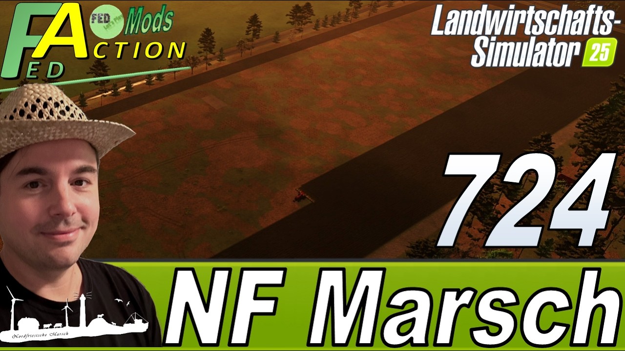 LS25 🚜 724 NF Marsch 4fach So viel ha hat das Feld #landwirtschaftssimulator25 #letsplay