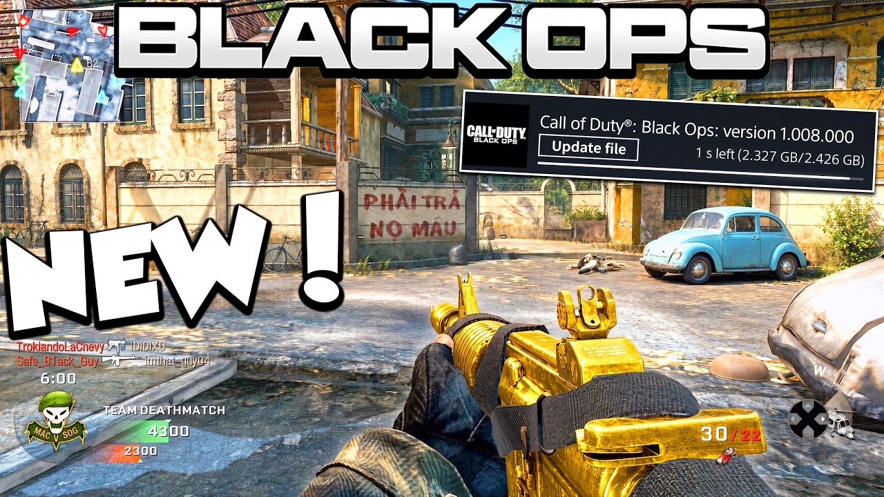 BLACK OPS 1 PS5 PRO got a NEW UPDATE and it's AMAZING