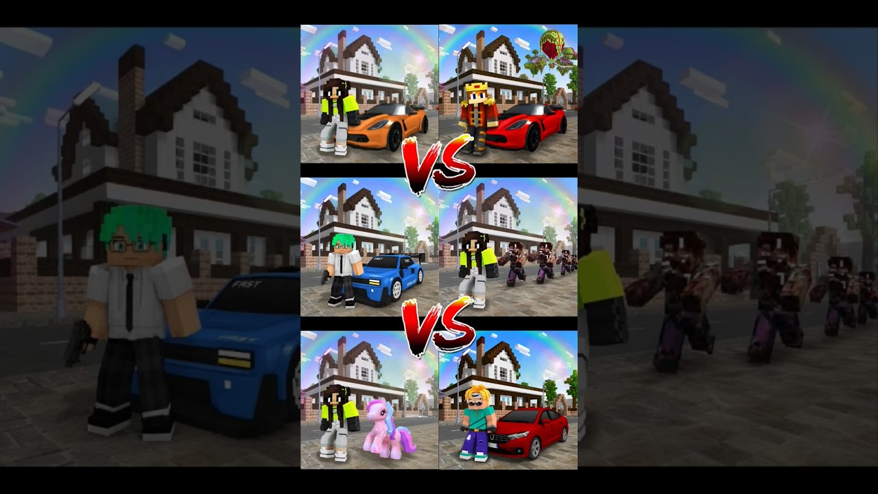 school party craft vs other games #gamevsgame