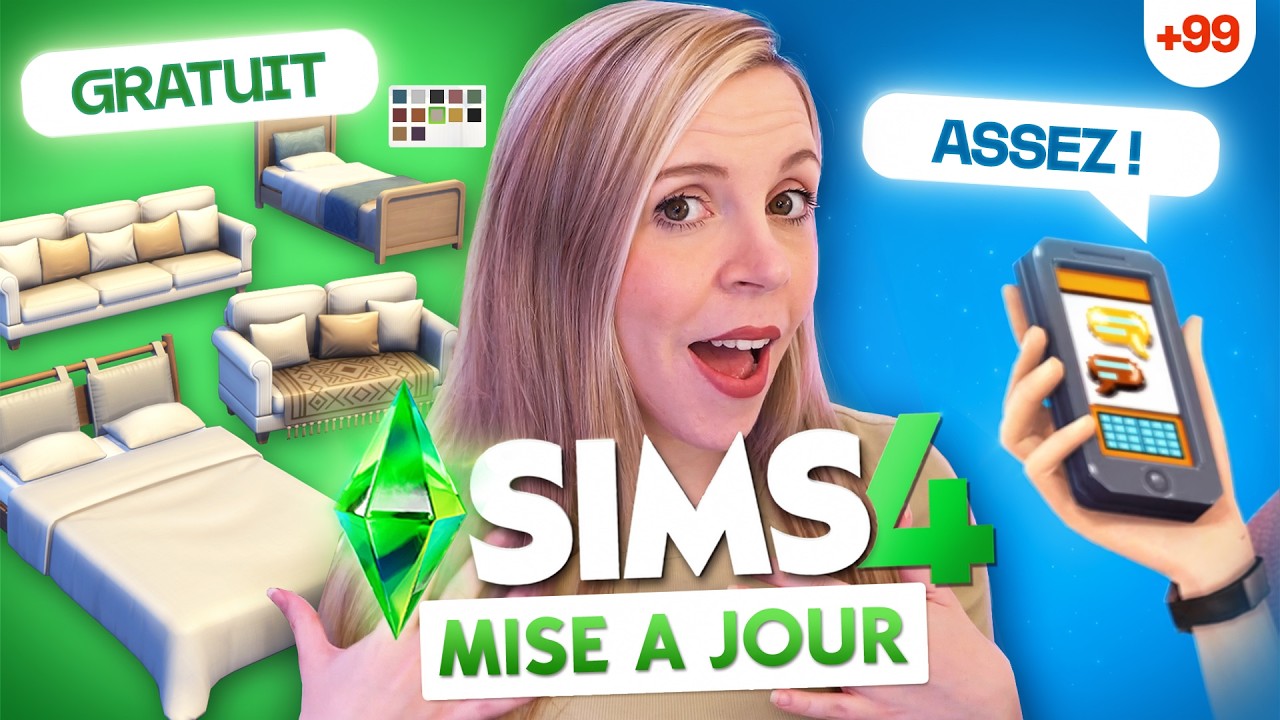 La MAJ qui donne envie de JOUER ! 😃 - Les SIMS 4