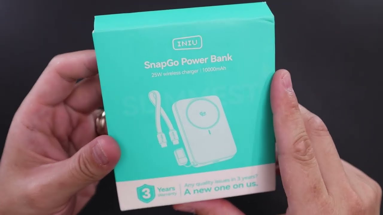 INIU SnapGo P771 10000mAh MagSafe Qi2.2 25W 45W USB-C Portable Charger Power Bank