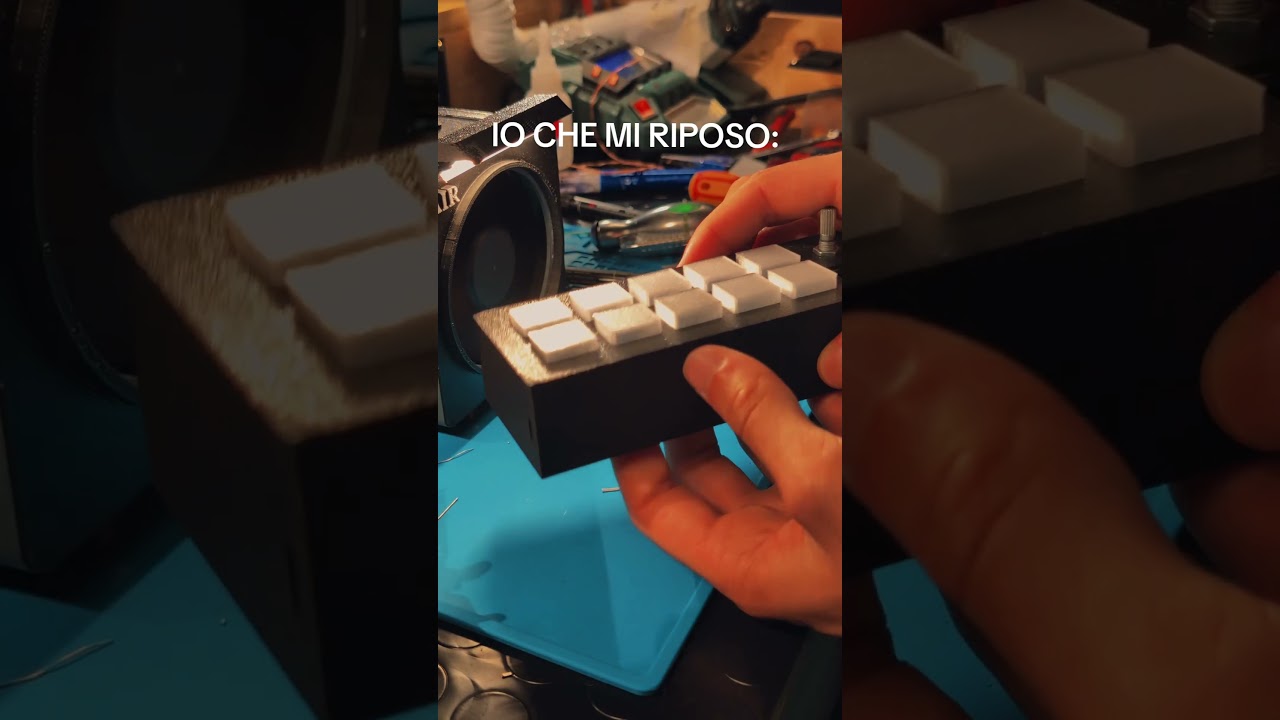 POV: CREO COSE ALLE 2 DEL MATTINO #diy #electronics #arduino #maker #3d