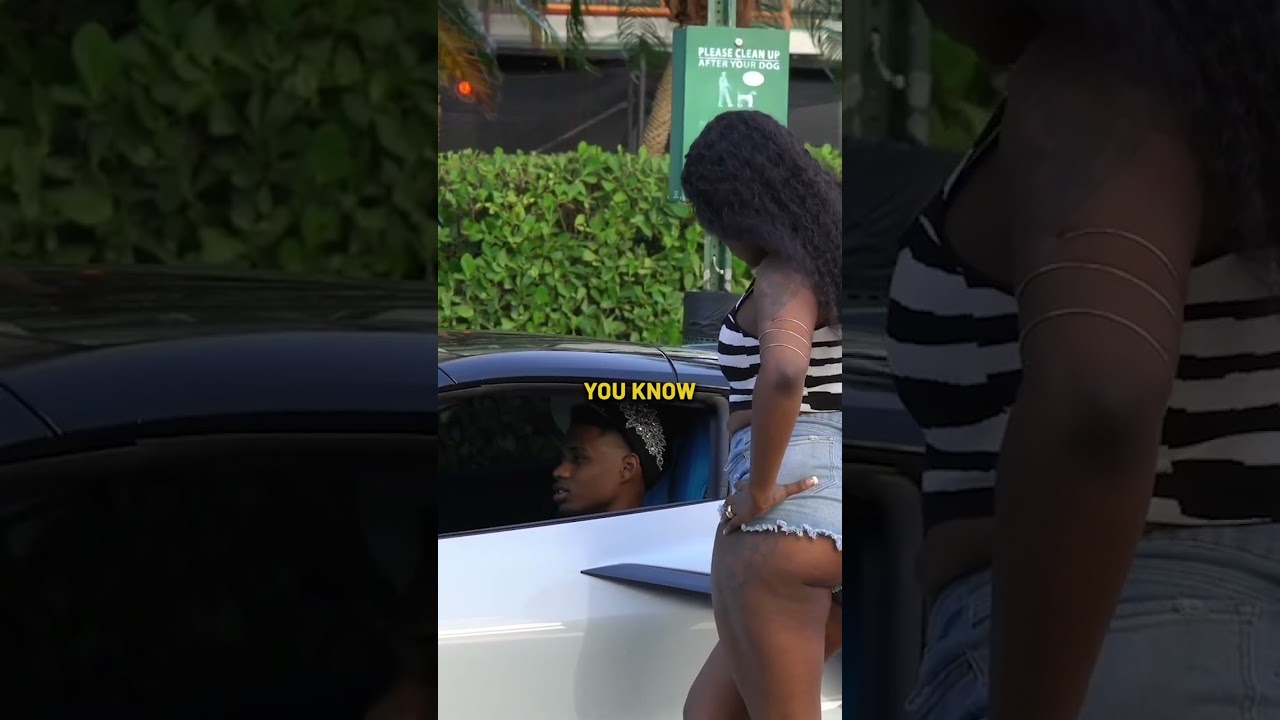 GOLD DIGGER SAW THE CAR 😈 THEN THIS HAPPENED!!! #ticodior #golddigger #shorts