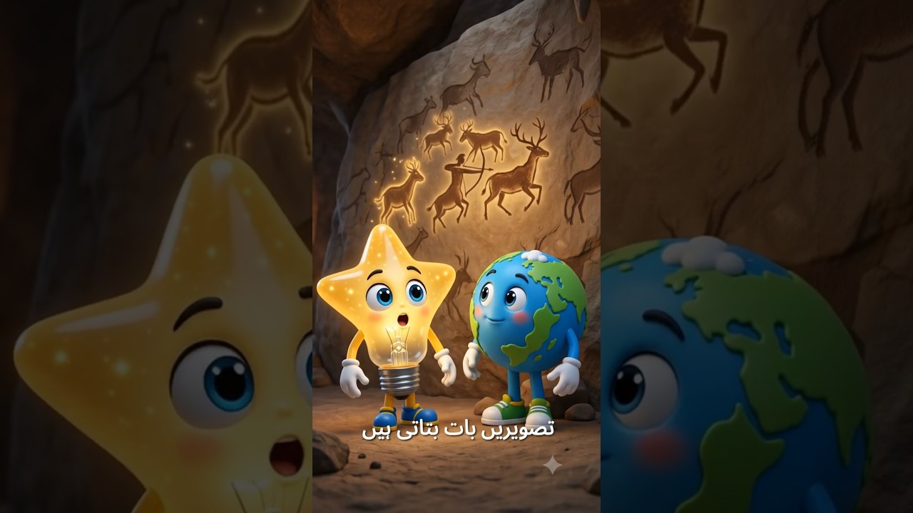 How Humans Told Stories 50,000 Years Ago! 🦄 #kids #kidseducation