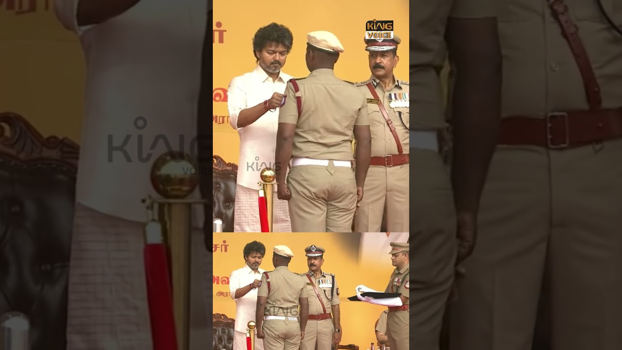 🥇CM கையால் பதக்கம் பெற்ற காவலர்கள்🔥