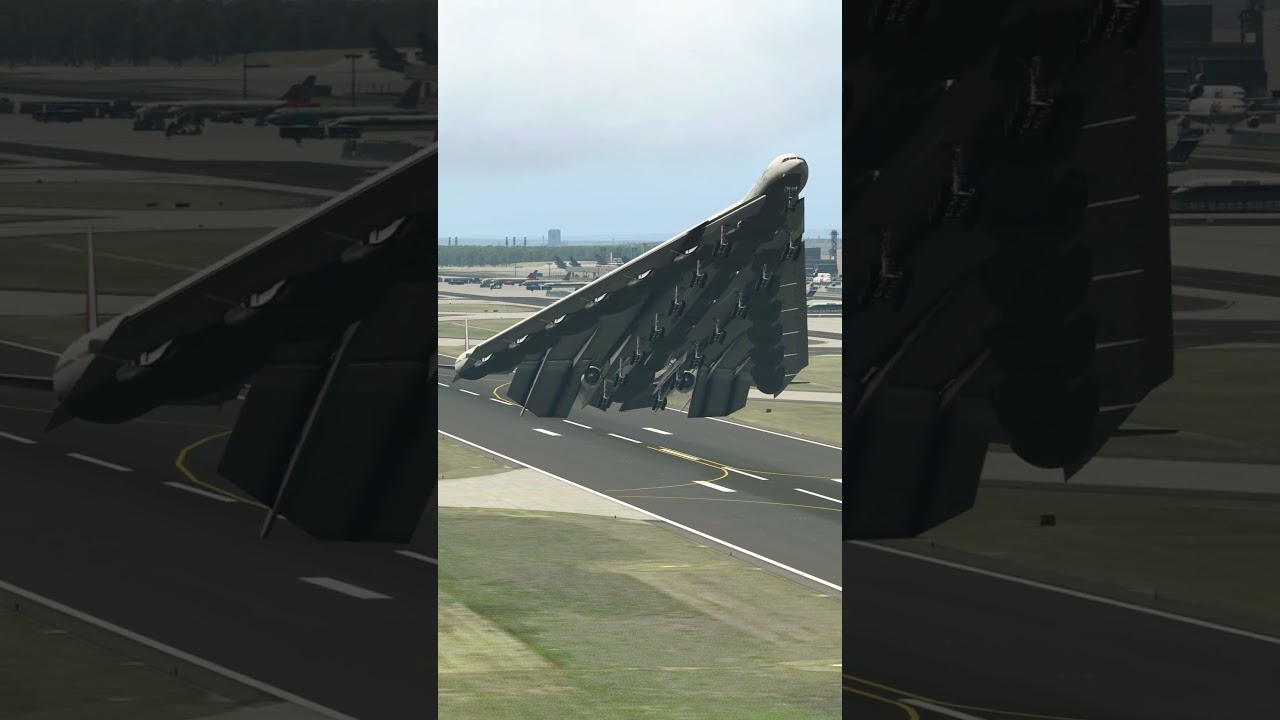 large aircraft are too difficult to control. (Simulation) #aviation