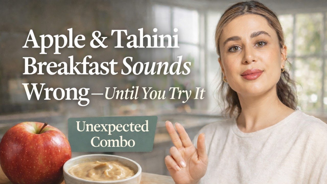 ✨ Apple & Tahini Breakfast Sounds Wrong — Until You Try It ✨