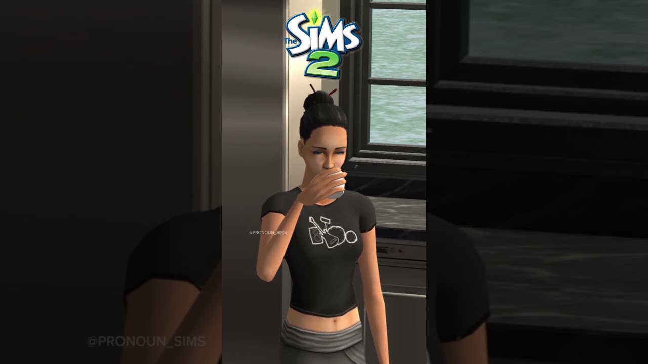 The Sims Evolution - Sipping Coffee Graphics Sound Effects - Sims 1 Sims 2 Sims 3