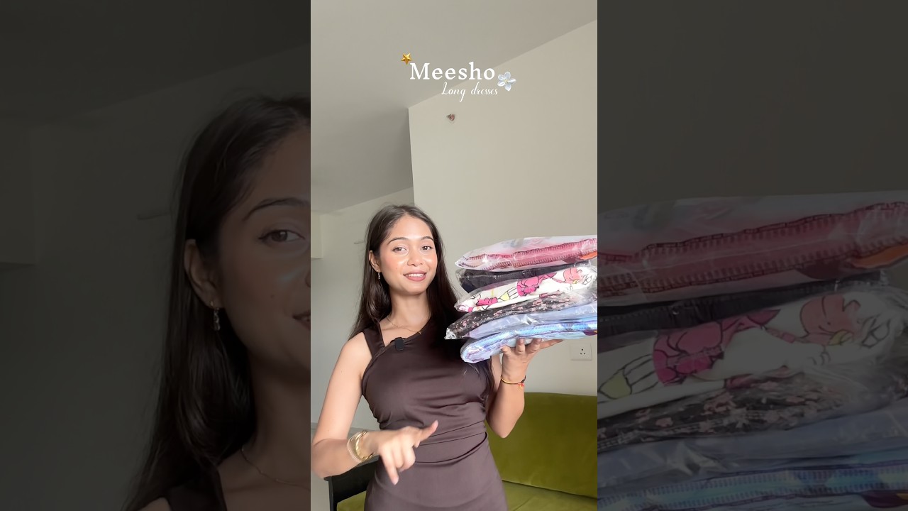 Useful Meesho finds #meesho #ytshorts #ashortaday #haul #dress #birthdaydress #outfit #longdress