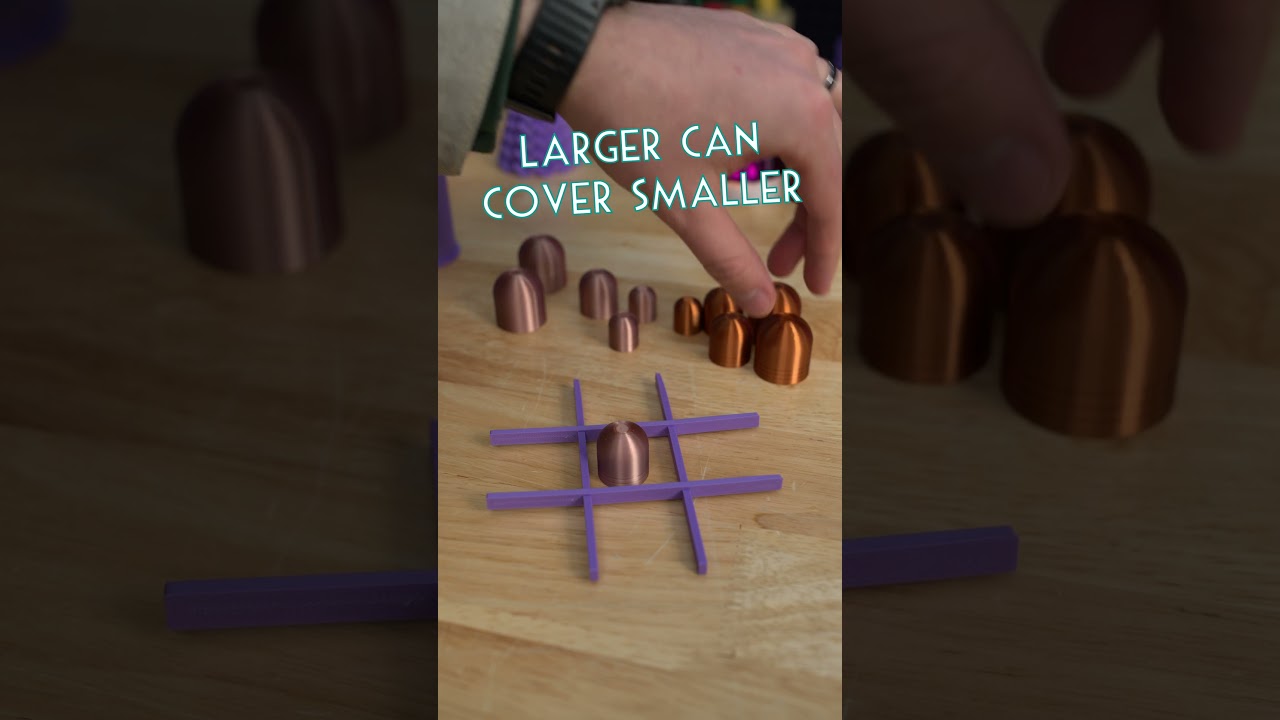 Upgraded Tic Tac Toe 3D Printed 🥇