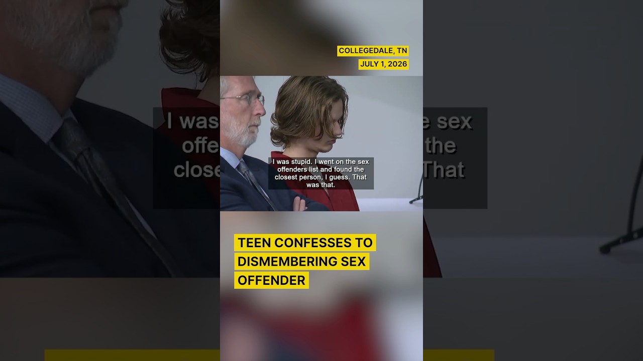 Teen Confesses to Killing Sex Offender