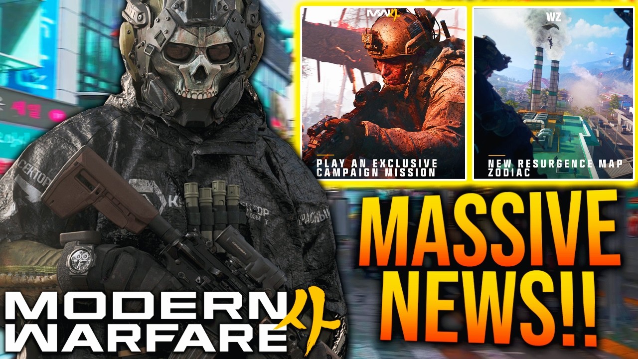 BREAKING: MODERN WARFARE 4 WARZONE BETA CONFIRMED, ZODIAC MAP FIRST LOOK, & MORE!