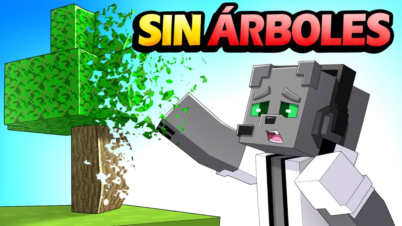 Me Paso Minecraft Pero SIN ÁRBOLES!!!