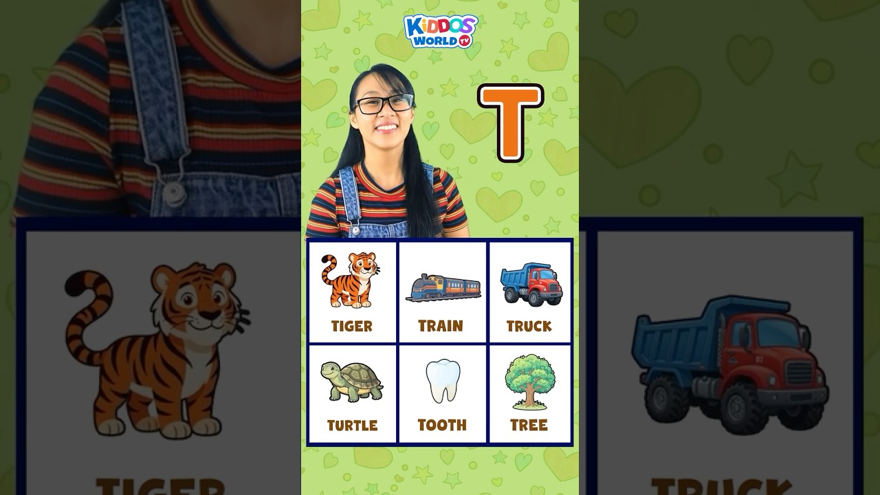 Let's Learn Letter T Words! | Fun Letter T Vocabulary for Kids with Miss V