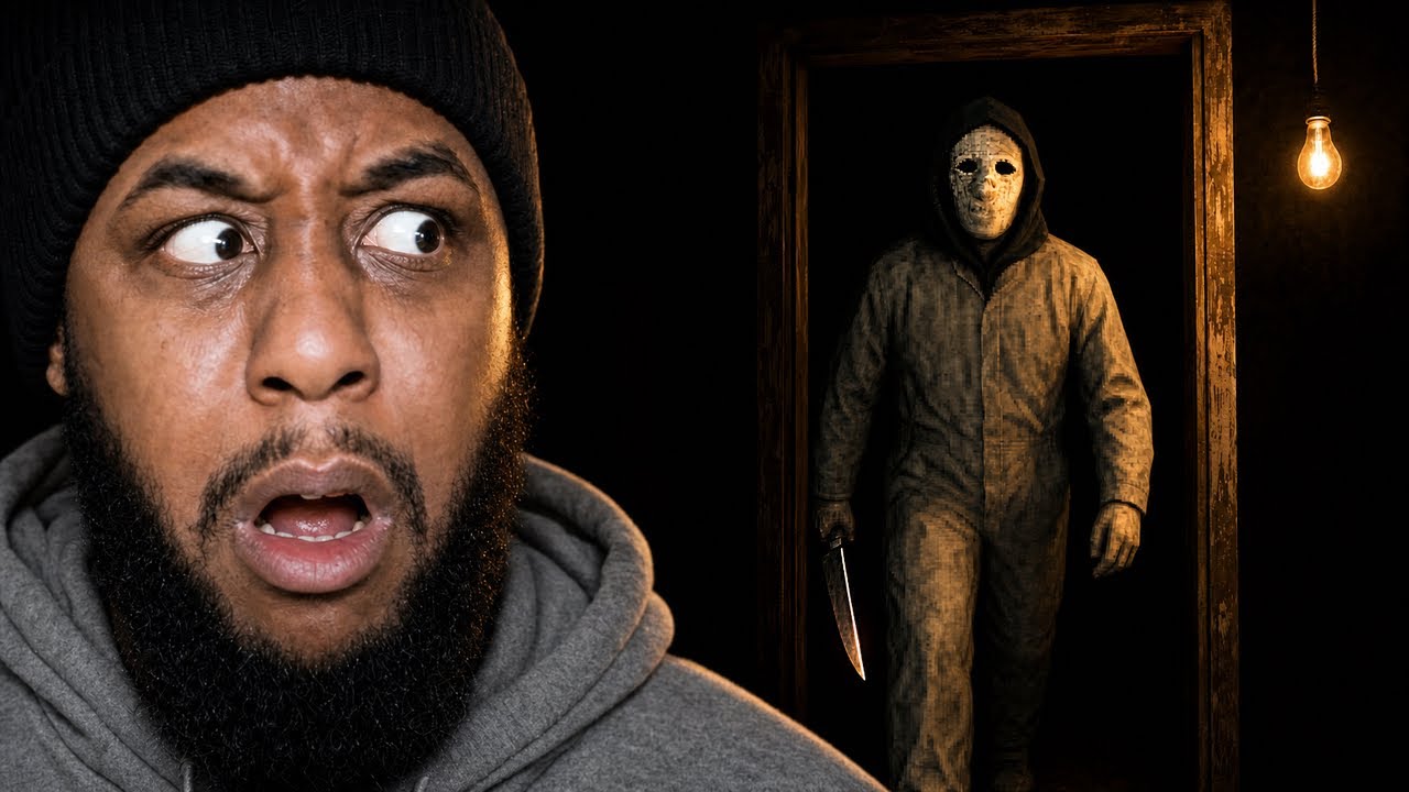 he was already inside the house...