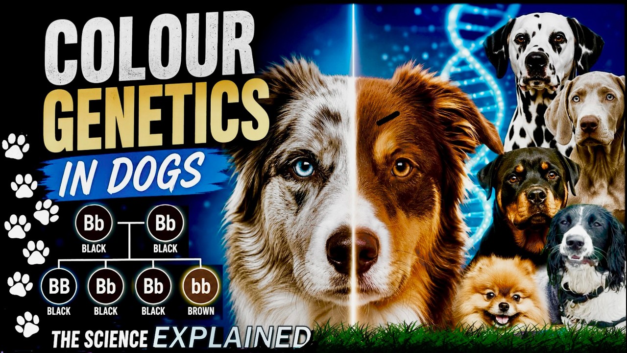 Colour genetics in dogs: The science explained!