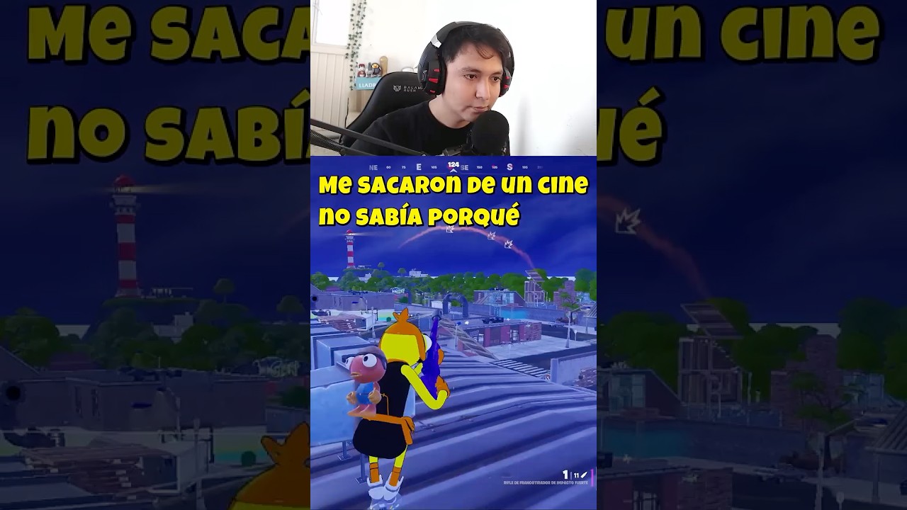 ME SACARON DEL CINE Y NO SABIA PORQUE #fortnite #storytime #gaming #shorts