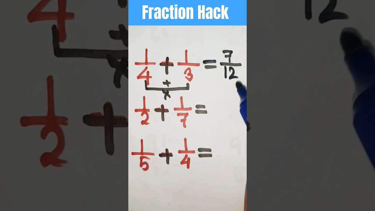 easy fraction solving tricks//maths tricks//basic Maths tricks//popular maths tricks//amazing maths