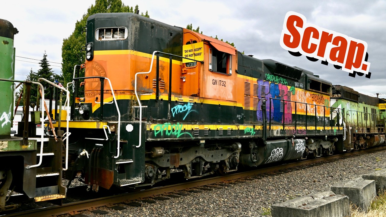 More Old BNSF Locomotives Going to Scrap