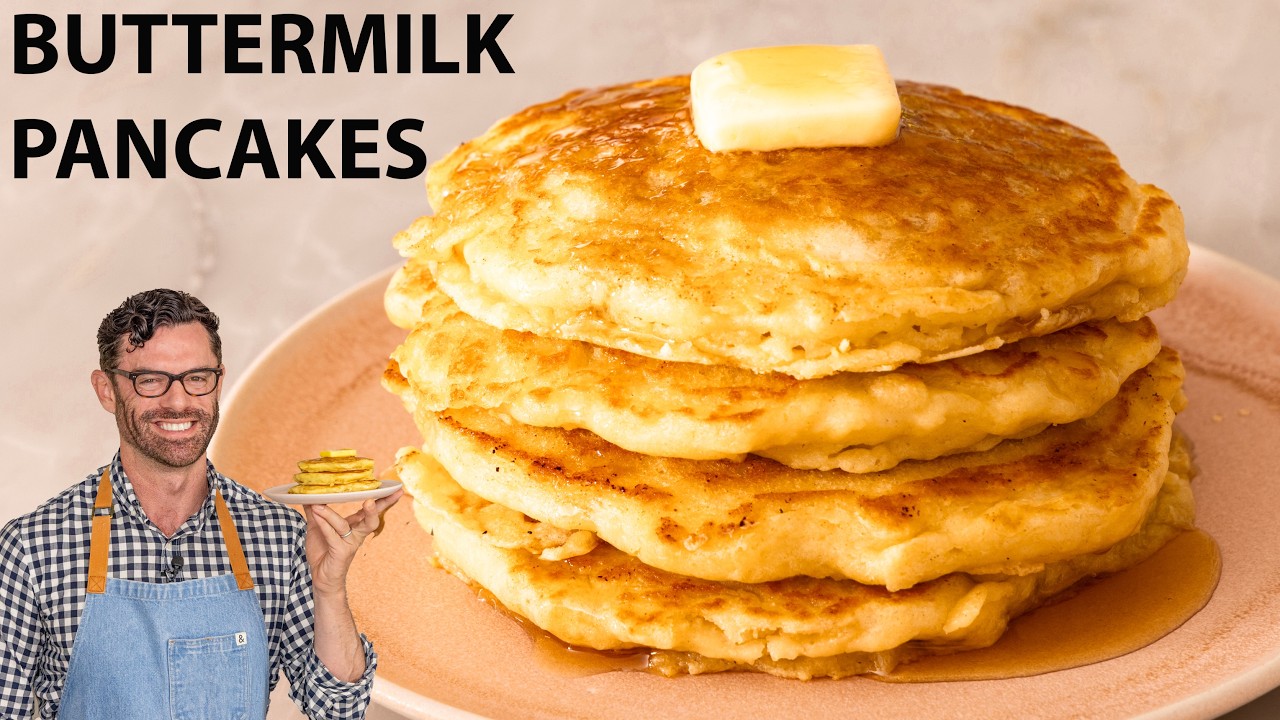 Fluffy Buttermilk Pancakes Recipe