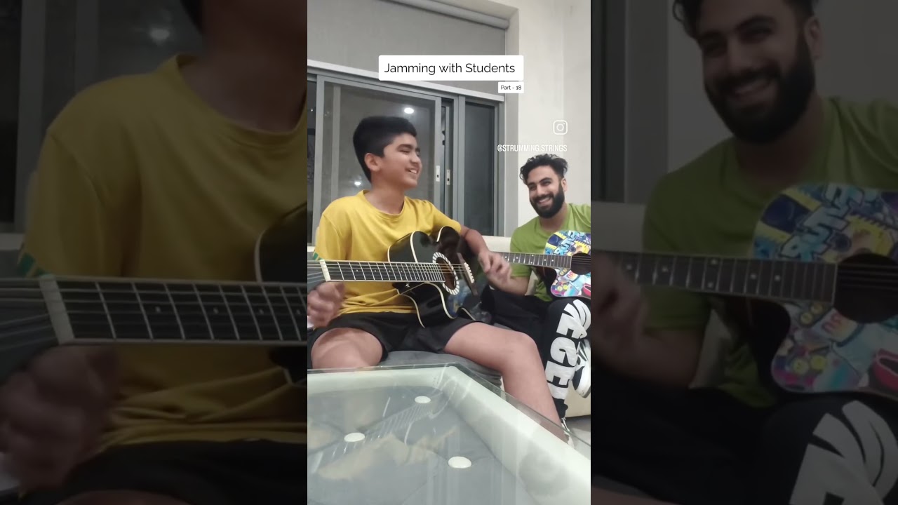Namo Namo with Student #guitar #beginnerguitarist #music #learnguitar #bollywoodcoversongs