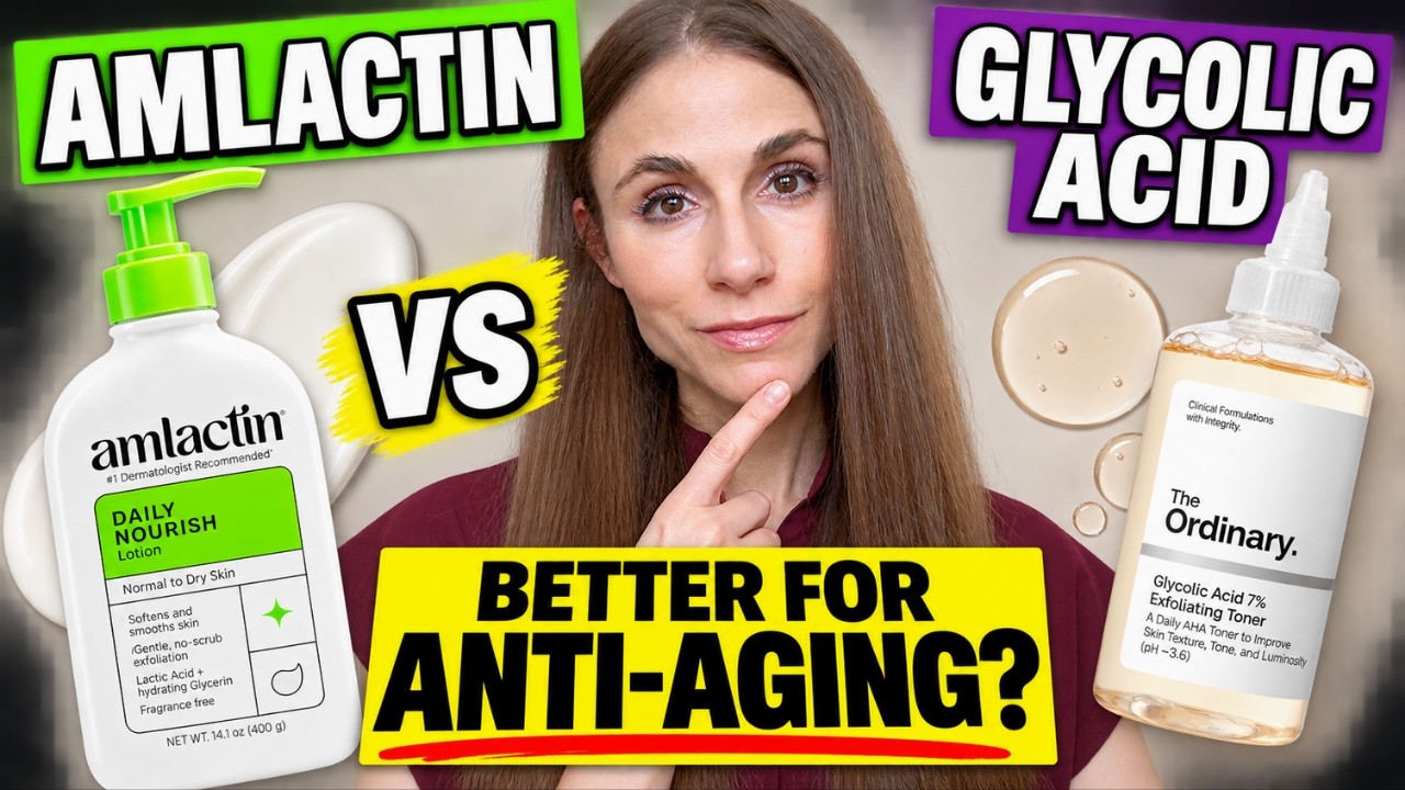 Amlactin vs. Glycolic Acid: Which Is Better for Anti-Aging?
