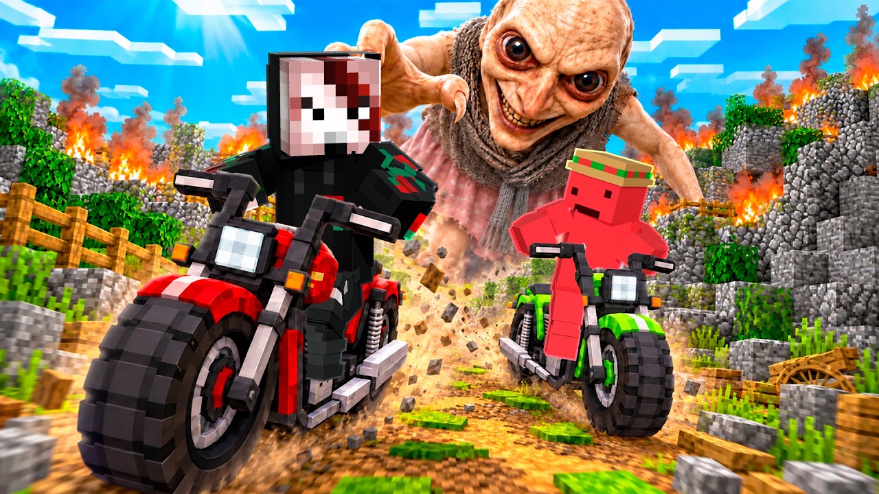 SOBREVIVÍ al CAMINO INFECTADO en Minecraft!