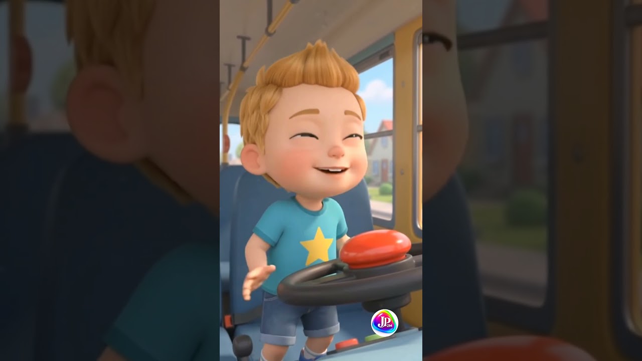 Wheels On The Bus | Colorful Ride With NuNu & Friends @Jitendrapra2m05