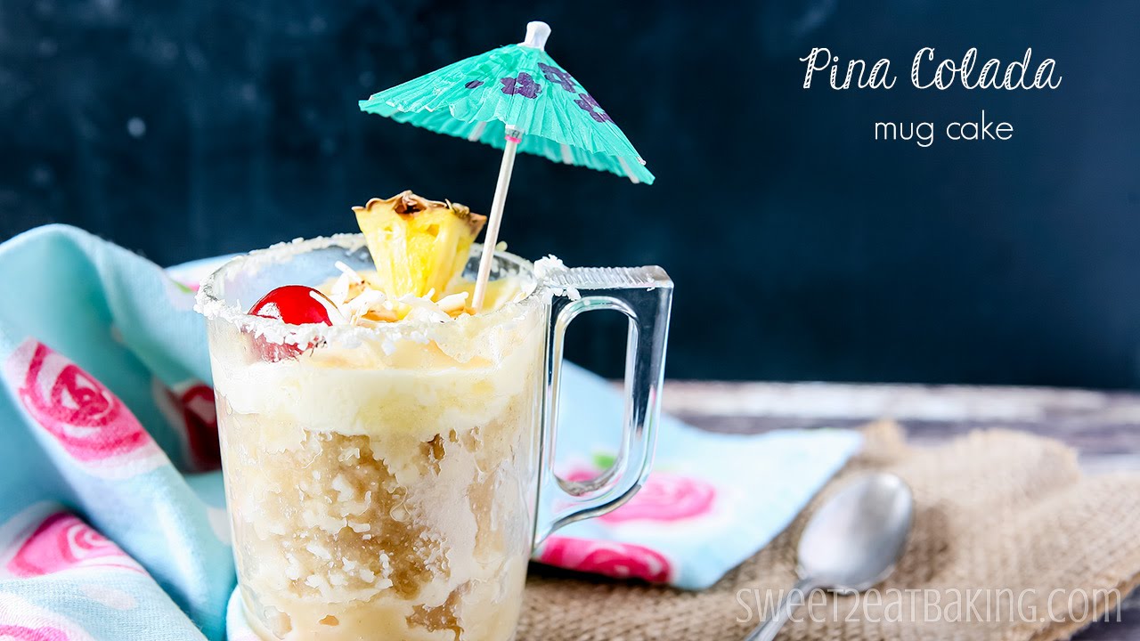 How to make a Pina Colada Mug Cake