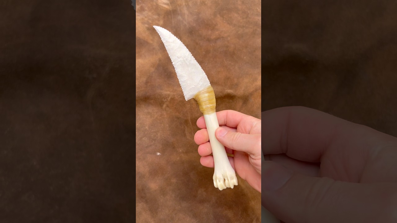 Making a Stone Mushroom Knife