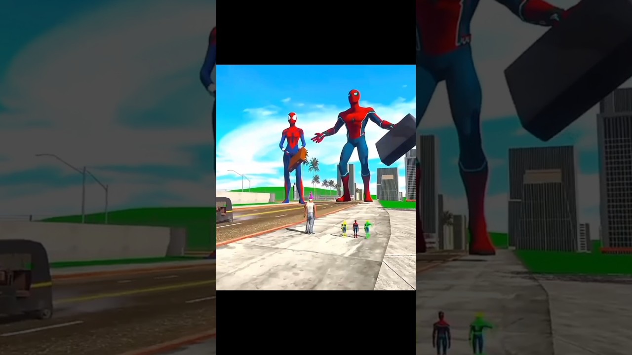 ইস্পাইডার মেন এলো 💥😱 indian bike driving 3d #indianbike3d #indianbikedriving3d #indianbike3d #gta