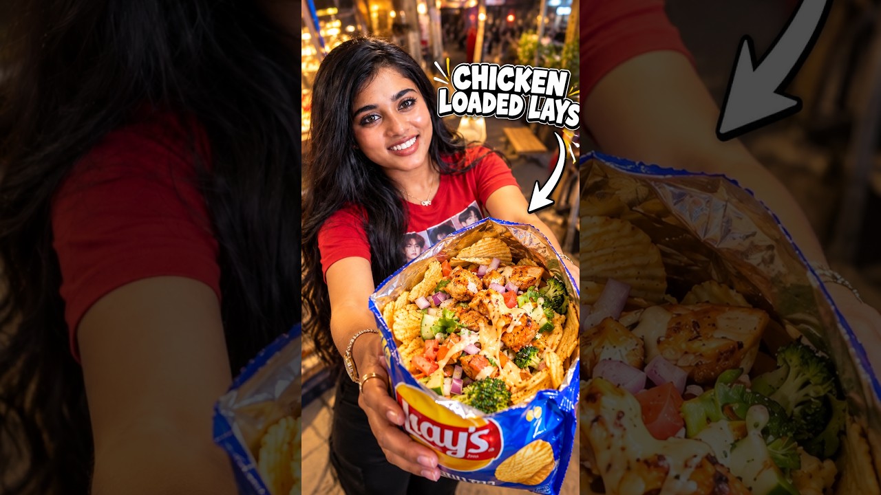Pondicherry-la Chicken Loaded Lay’s 😳🔥 Idhu Vera Level Snack! #Shorts