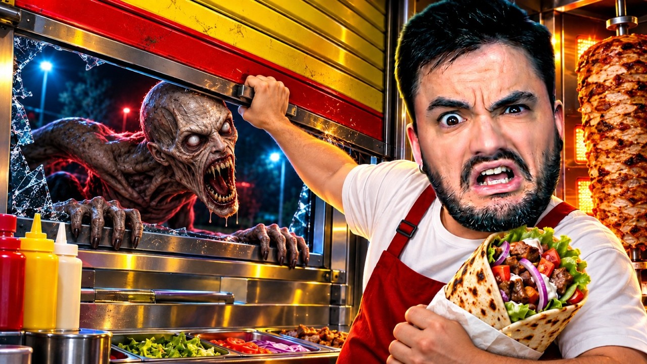 NÃO ALIMENTE O CLIENTE ERRADO! Scary Shawarma Kiosk