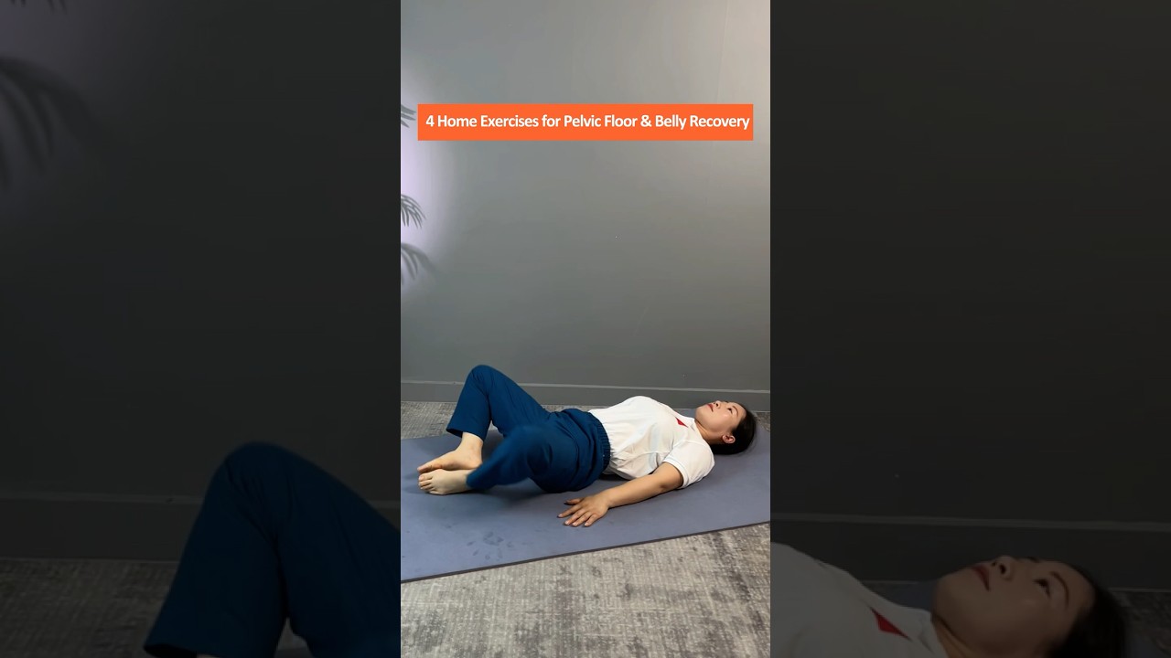 4 Bedtime Exercises to Tighten Your Pelvic Floor, Flatten Your Lower Belly & Shape Your Waist