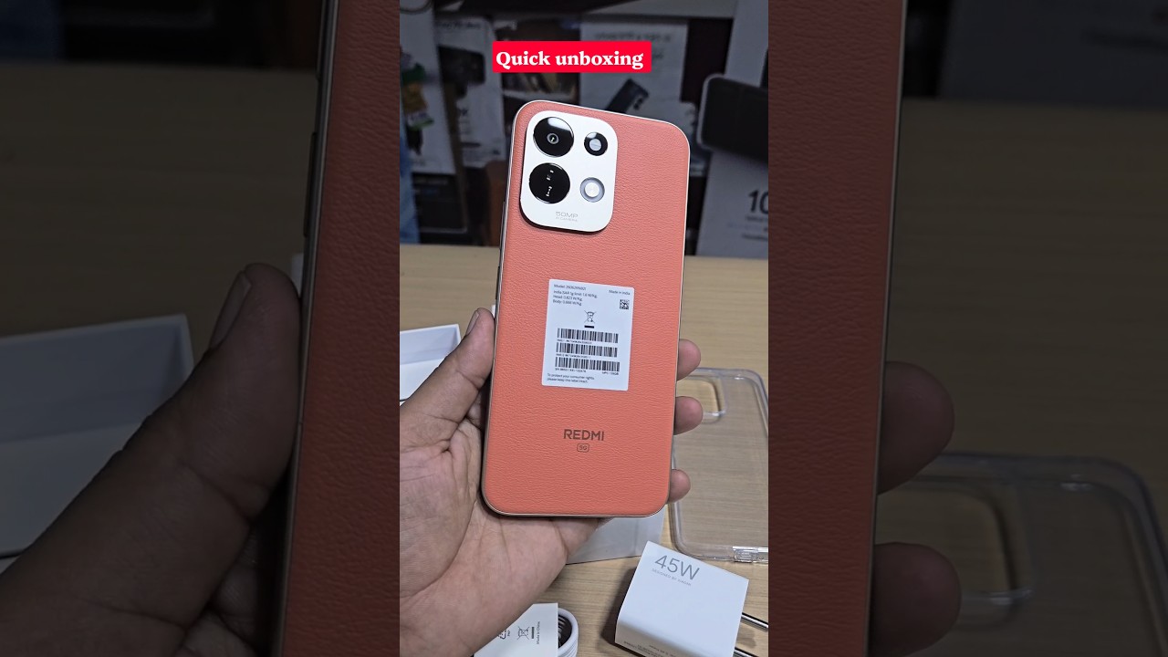Redmi 17 5G Unboxing: A 7900mAh Battery Monster! 🔋 #Shorts