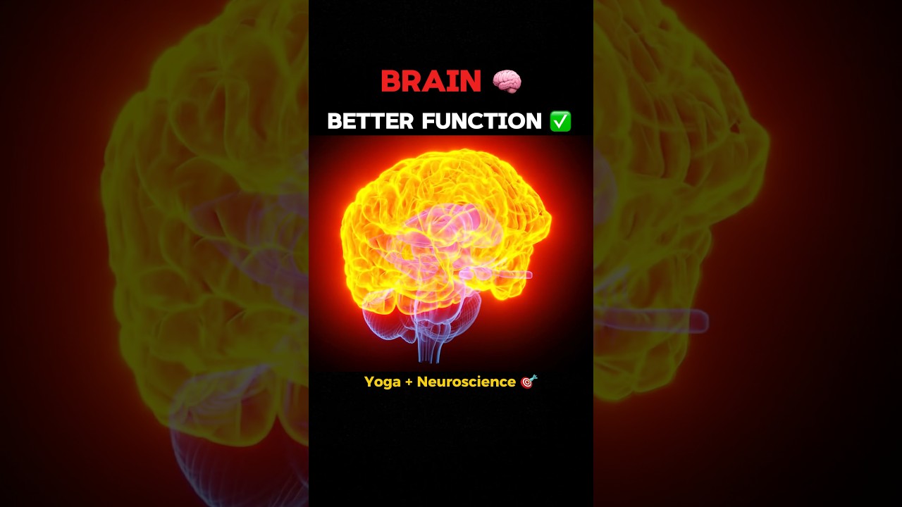 Brain Function 100% ✅ #yoga #neuroscience #motivation #fitness